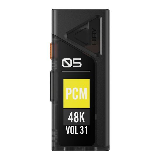 HiBy FC5 kijelzővel - fekete