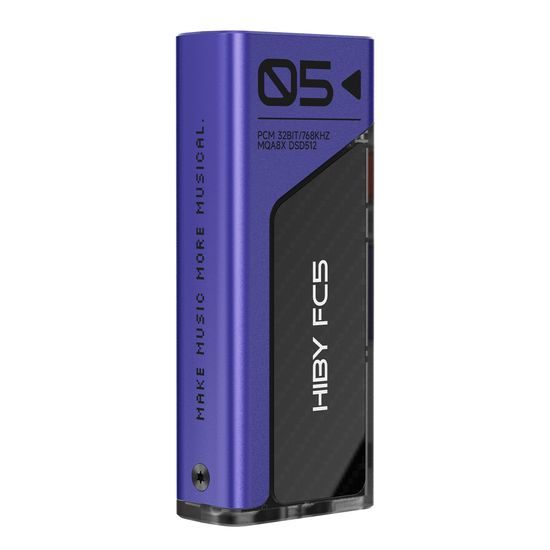 HiBy FC5 kijelzővel - lila