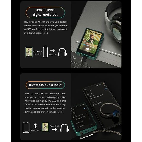 HiBy R3 PRO II - fekete