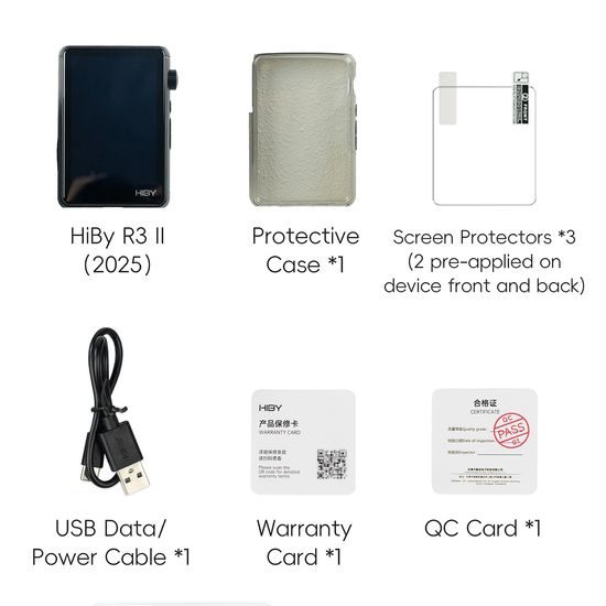 HiBy R3 II 2025 - fekete