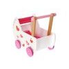 Ecotoys dětské dřevěné chodítko kočárek