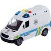 Auto policejní dodávka na baterie, se zvukem