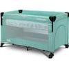 Dětská cestovní postýlka CARETERO ESTI se stahovací bočnicí mint