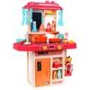 Dětská mini kuchyňka se zvuky a párou Little Chef- růžová