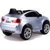 Elektrické auto BMW X6 lakovaná Stříbrná