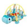 Ecotoys hrací deka s 30 míčky Turtle modrá
