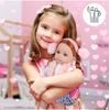 Dětská panenka s culíky Cute Doll 36 cm