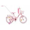 Mexller dětské kolo Village 16" s vodící tyčí světle růžové