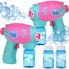Sada 2 bublifuků na baterie Bubble Guns - růžová