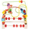 Dřevěný edukační labyrint Wooden Beads