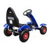 Dětská šlapací motokára s nafukovacími koly Formule 618 modrá