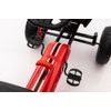 Dětská šlapací motokára s nafukovacími koly Formule 208 - červená