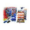 Majlo Toys parkovací garáž s výtahem a helikoptérou + 4 autíčka