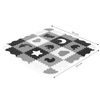 Ecotoys pěnová puzzle hrací deka Gray Puzzle 121 x 121 cm