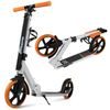 Dětská skládací koloběžka s hliníkovým rámem Scooter bílo-oranžová