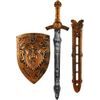 Meč se štítem a pouzdrem
