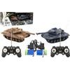 Tank RC 2ks 25cm tanková bitva + dobíjecí pack