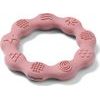 Silikonový kroužek na kousání růžový