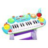 Dětské elektronické klávesy s mikrofonem a židličkou Music Keyboard modré