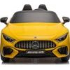 Elektrické autíčko Mercedes AMG SL63 žluté