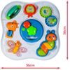Edukační stoleček se světly a zvuky Baby Table 2v1 modrý