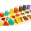 Ecotoys dřevěné edukační počítadlo Wooden Sorter