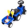 New Holland dětské odrážedlo traktor s přívěsem - modré