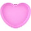 Silikonový talíř srdíčko Chicco růžová 9 m+