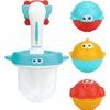 Akuku Hračky do vody koš s hračkami