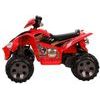 Dětská elektrická čtyřkolka AMS červená