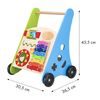Ecotoys dřevěné edukační chodítko Funny Walker
