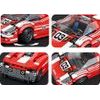 Sportovní červené auto 917 technická stavebnice 355 dílků