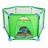 Detská ohrádka so 40 loptičkami Hexagon Fence - zelená