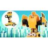 Robot transformer 2v1 Big Eyes Car v měřítku 1:24