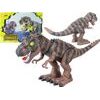 Tyranousaurus rex na baterie - hnědý