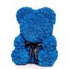 Medvídek z růží tmavě modrý Rose Bear 40 cm
