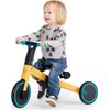 KINDERKRAFT 4TRIKE dětská skládací tříkolka 2v1 Sunflower Blue