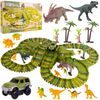 Autodráha s autíčkem na baterie a dinosaury 200 dílků Dino Track