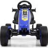 Dětská šlapací motokára Go-kart Milly Mally Rocket modrá