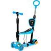 Ecotoys dětská koloběžka se svítícími koly Bedrunka modrá 5v1