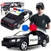 Policejní auto se světly a zvuky City Rescue 1:16 černé
