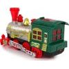 Vánoční lokomotiva se světly a zvuky - zelená