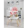 Dětská jídelní židlička Caretero Tuva - růžová
