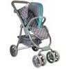 Alice kombinovaný kočárek pro panenky 3v1 - 9662M šedo-mentolový