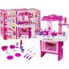Dětská kuchyňka s příslušenstvím růžová