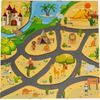 Ecotoys pěnová puzzle hrací deka Zvířátka 93 x 93 cm