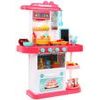Majlo Toys dětská kuchyňka se zvuky a párou- růžová