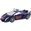 Policejní robotické auto 2v1 modré