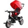 Majlo Toys multifunkční tříkolka s nafukovacími koly PRO500 červená