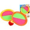 Hra Catch Ball set se 2 talířy a míčkem na suchý zip 20 cm